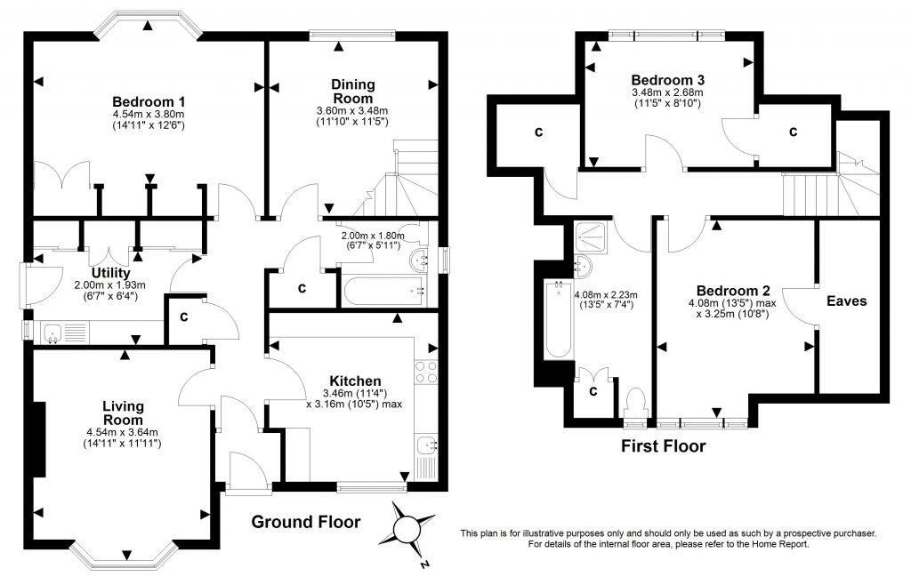 2 Craigentinny Grove, Craigentinny, Edinburgh, EH7 6QD floorplan
