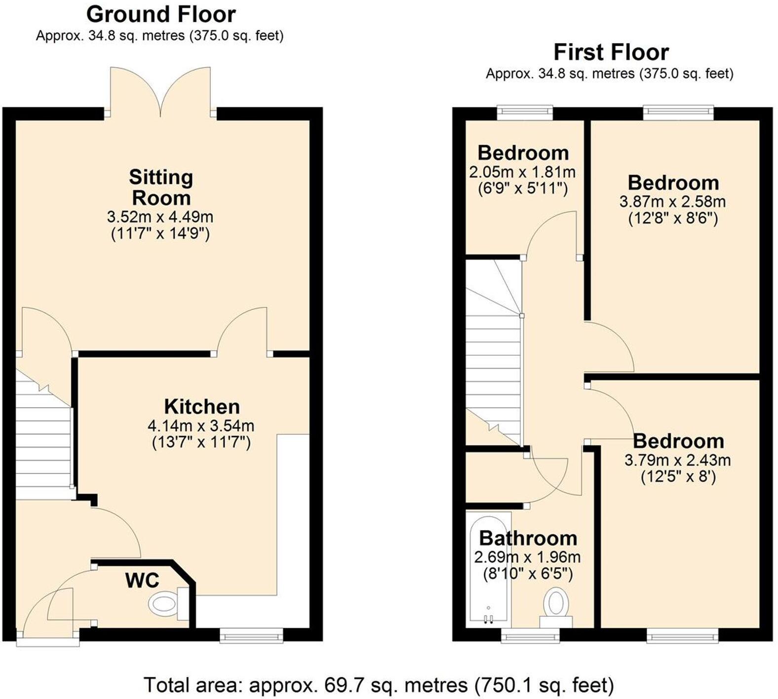 Gibfield Park Avenue, Atherton, M46 floorplan