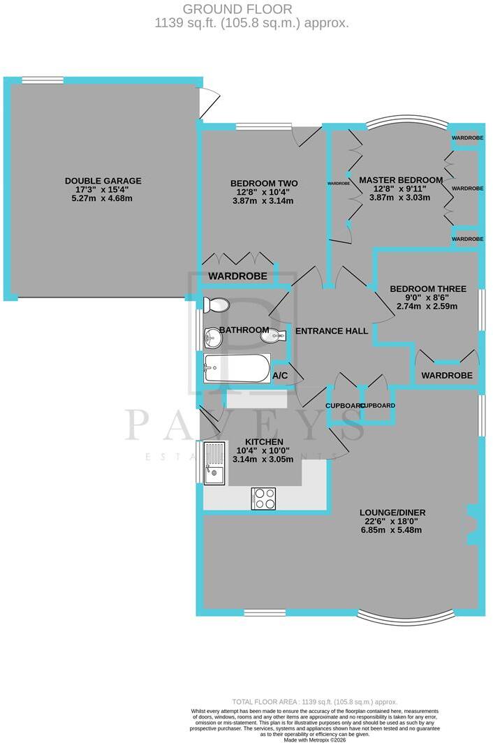 Dugmore Avenue, Kirby-Le-Soken, Frinton-On-Sea floorplan