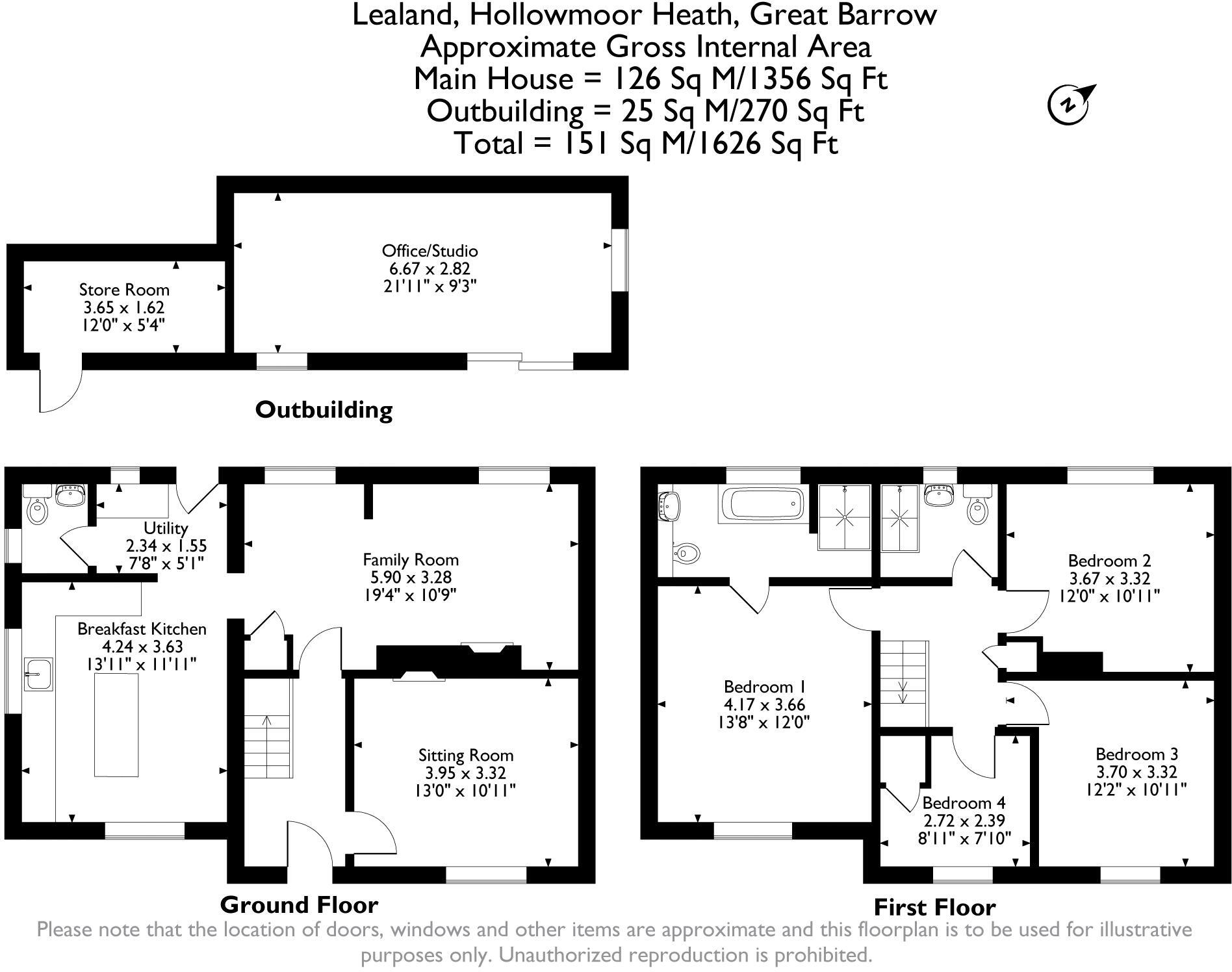 Great Barrow, Cheshire floorplan