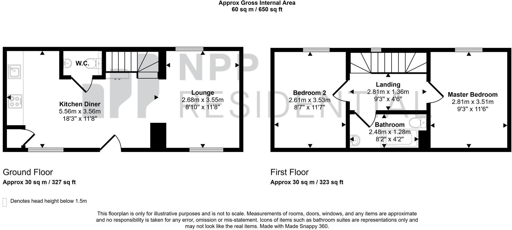 Fairway View, Stockport floorplan