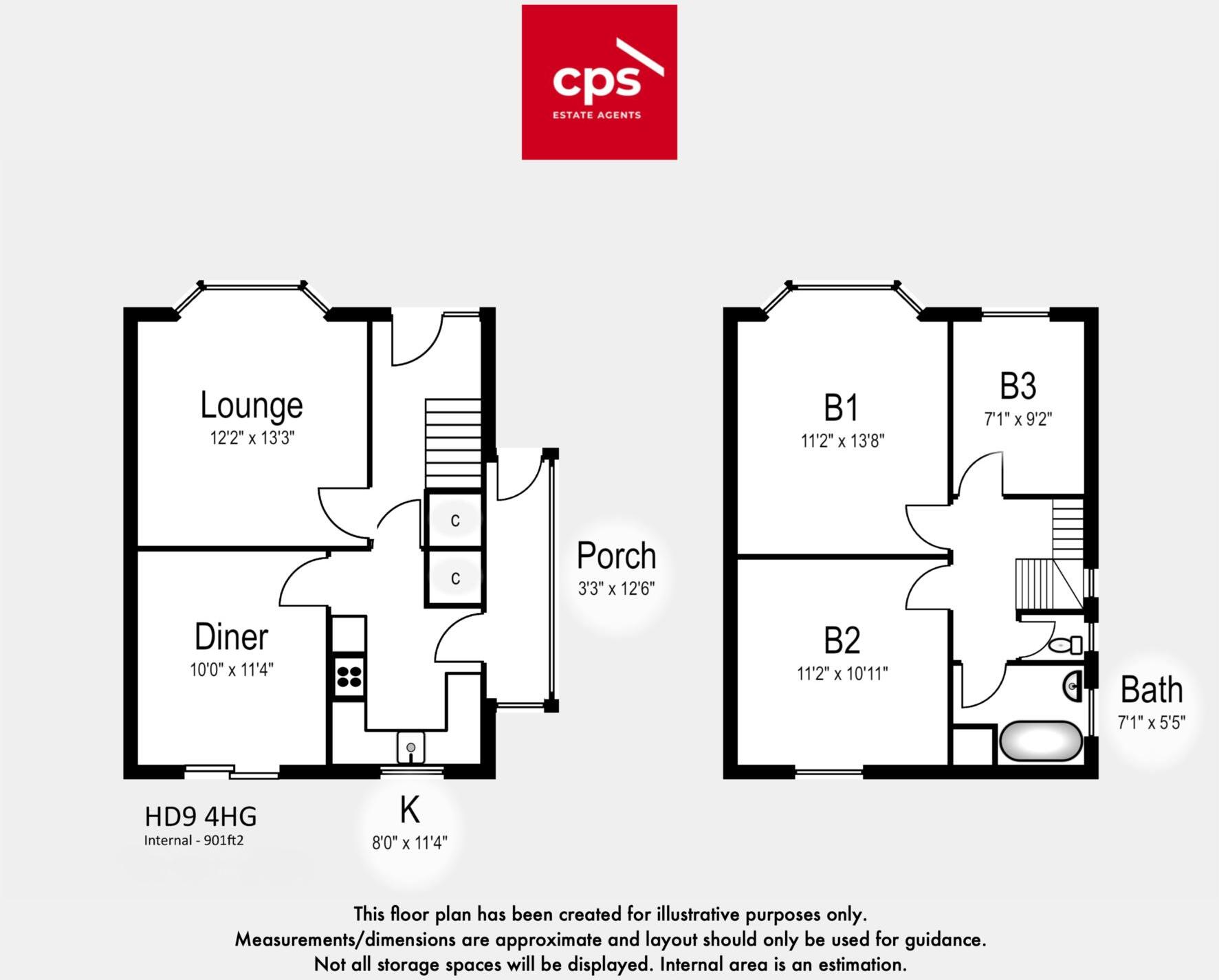 Hebble Mount, Meltham floorplan