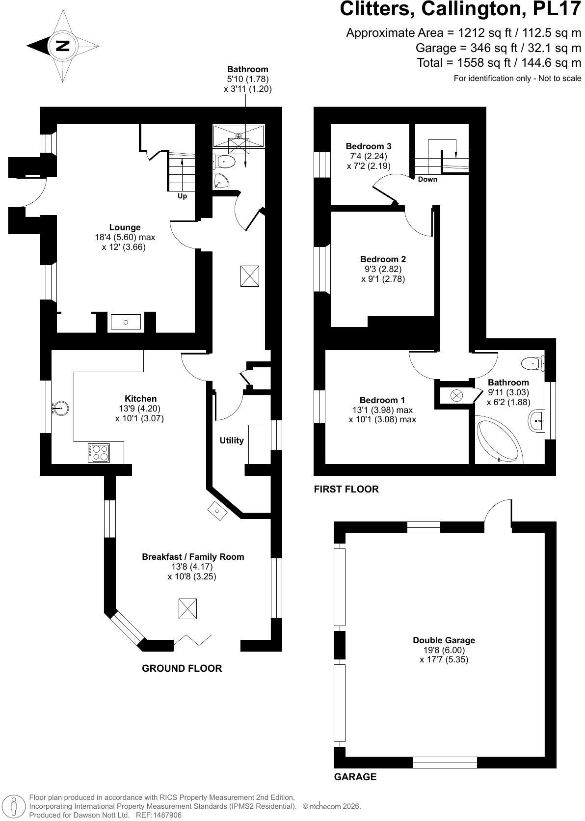 Clitters, Callington floorplan