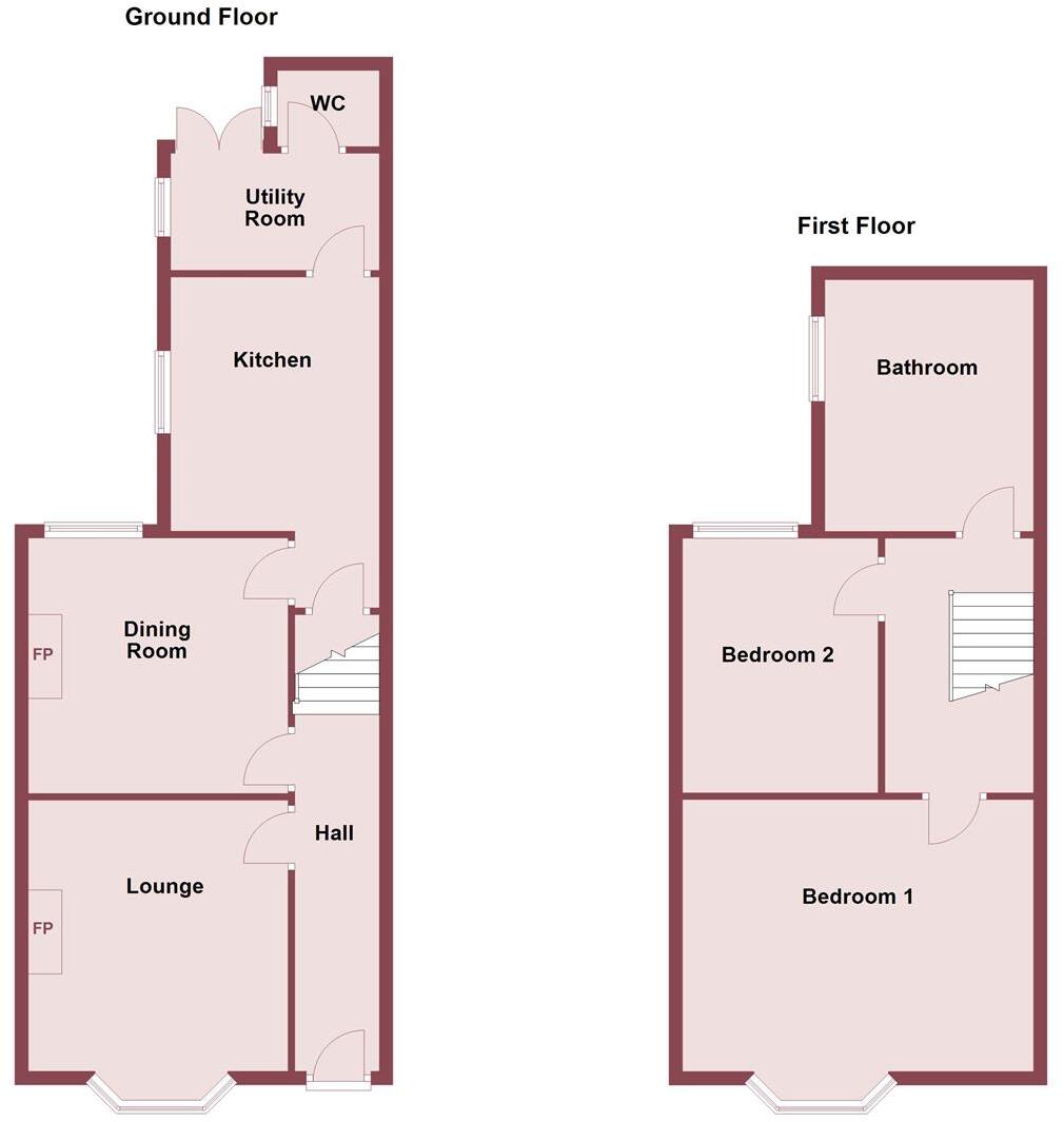 Gladstone Road, Neston floorplan