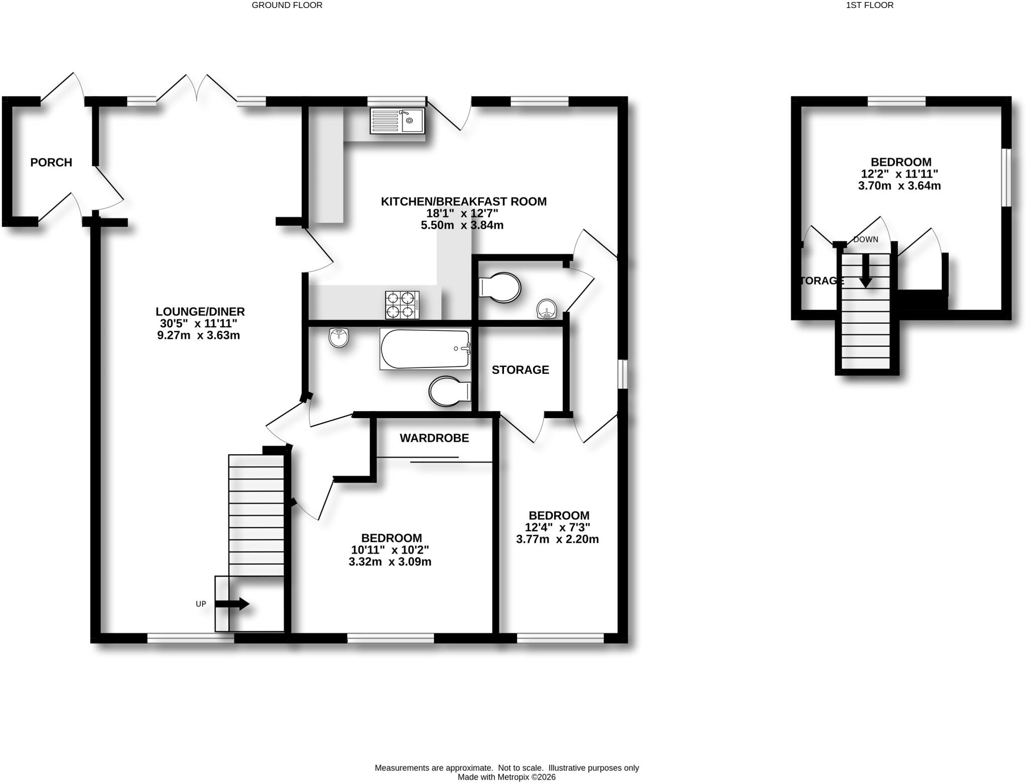 Mytchett Road, Mytchett, Surrey, GU16 floorplan