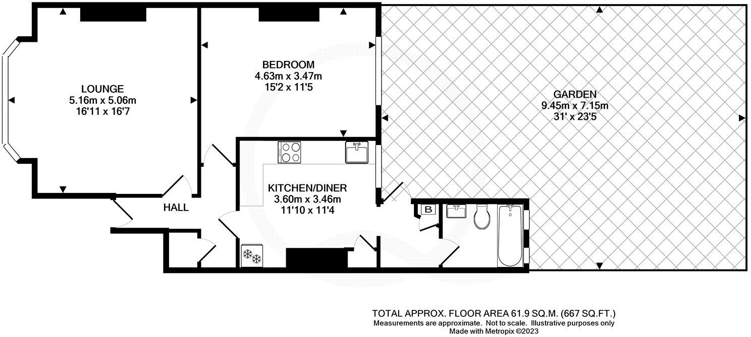 Tennis Road, Hove, BN3 floorplan