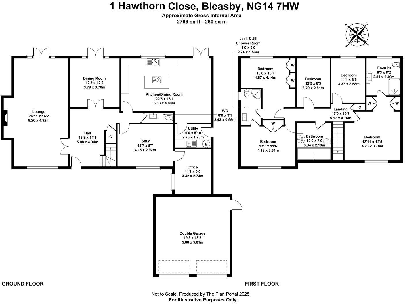 Hawthorn Close, Bleasby, Nottingham floorplan