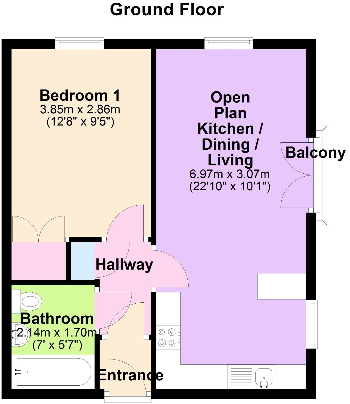 Hargate Way, Hampton Hargate, Peterborough, Cambridgeshire, PE7 floorplan