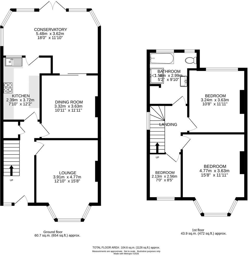 Stratton Road, Merton Park floorplan
