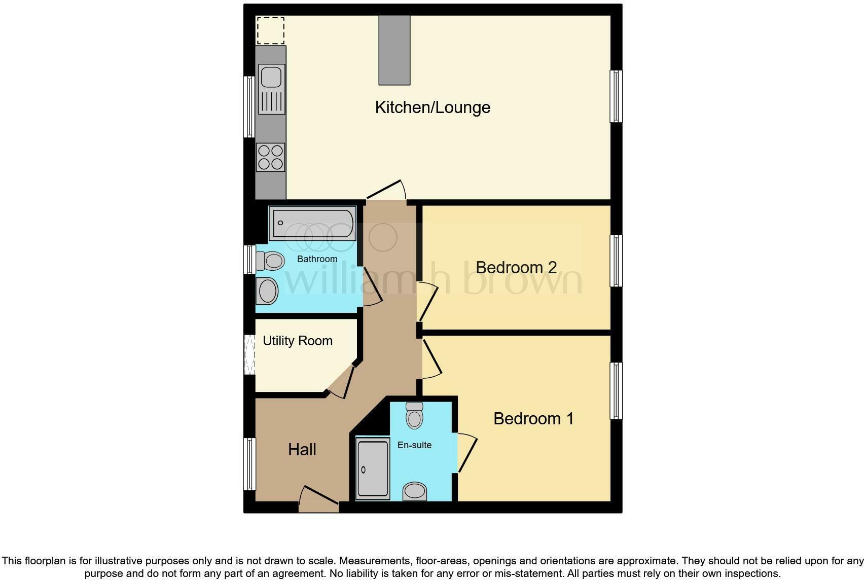 Hamilton Mews, Belle Vue, Doncaster floorplan