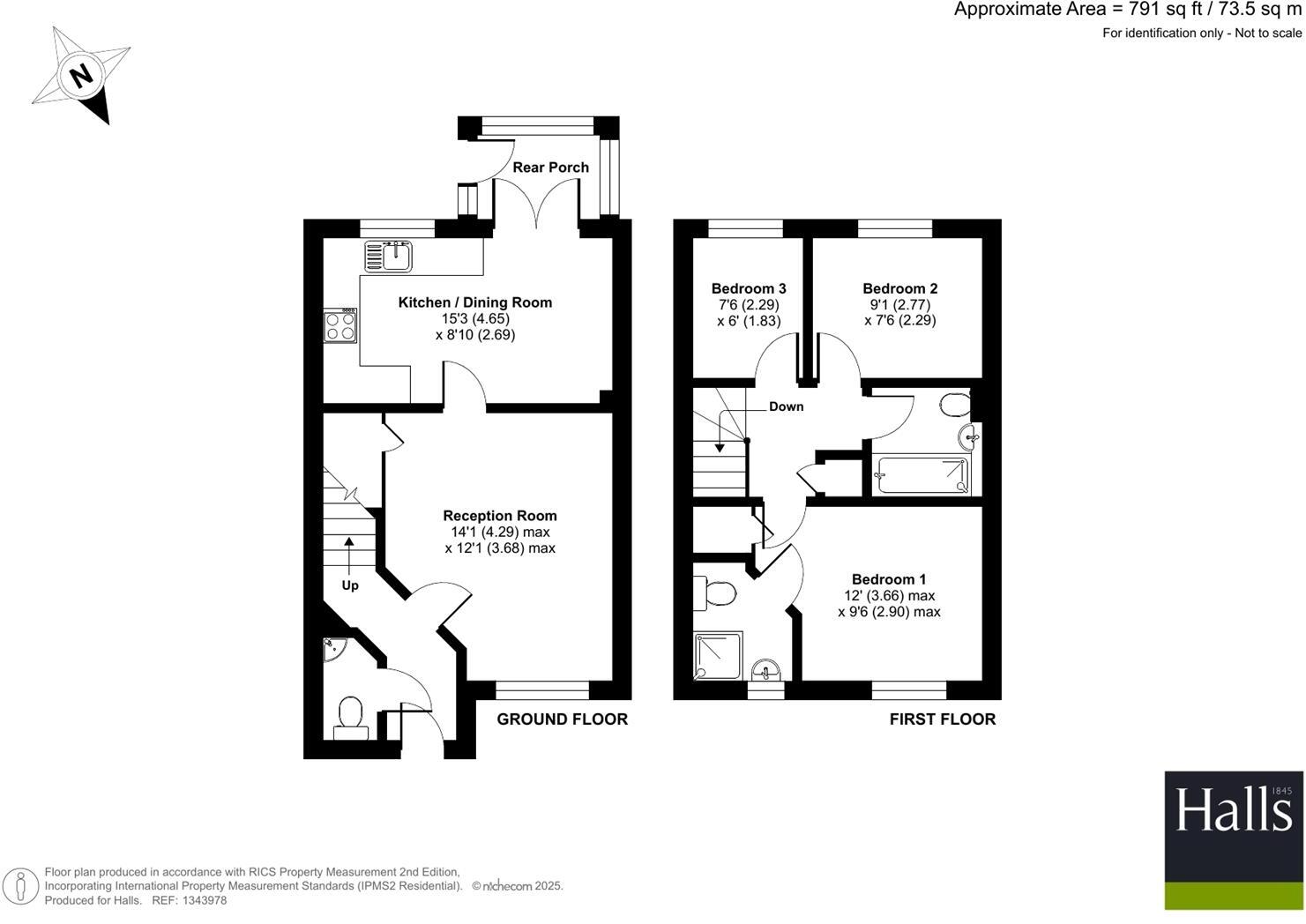 Tetchill Brook Road, Ellesmere. floorplan
