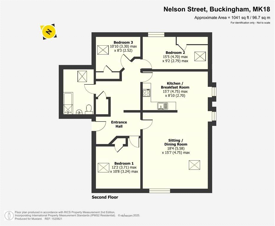 Nelson Street, Buckingham, Buckinghamshire, MK18 floorplan