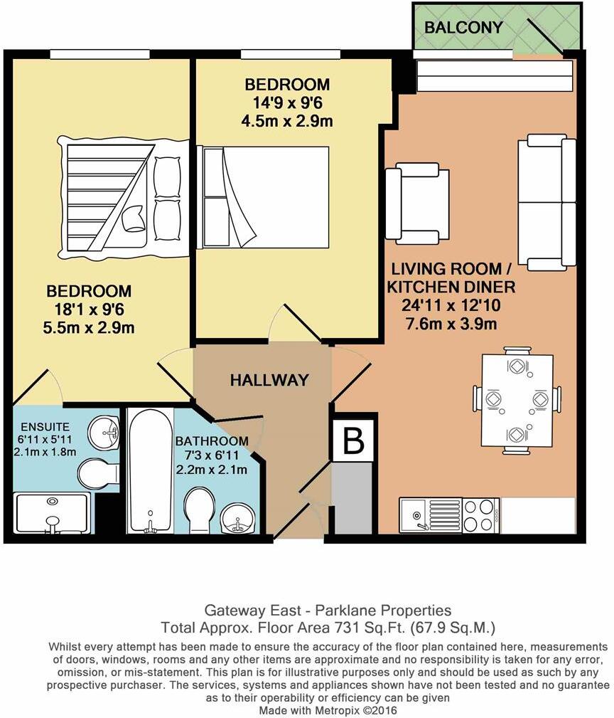 Gateway East, Leeds floorplan