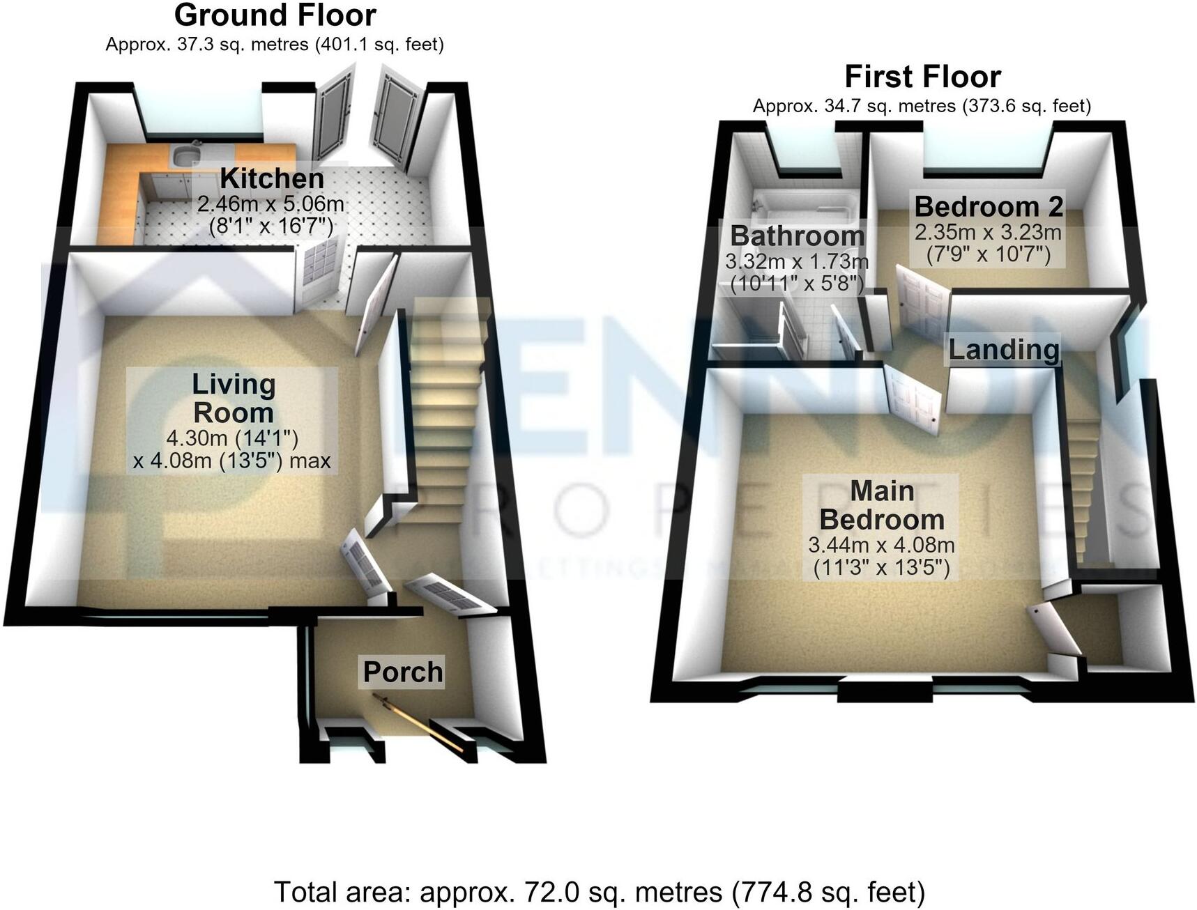 Scott Avenue, Nelson Village, NE23 floorplan