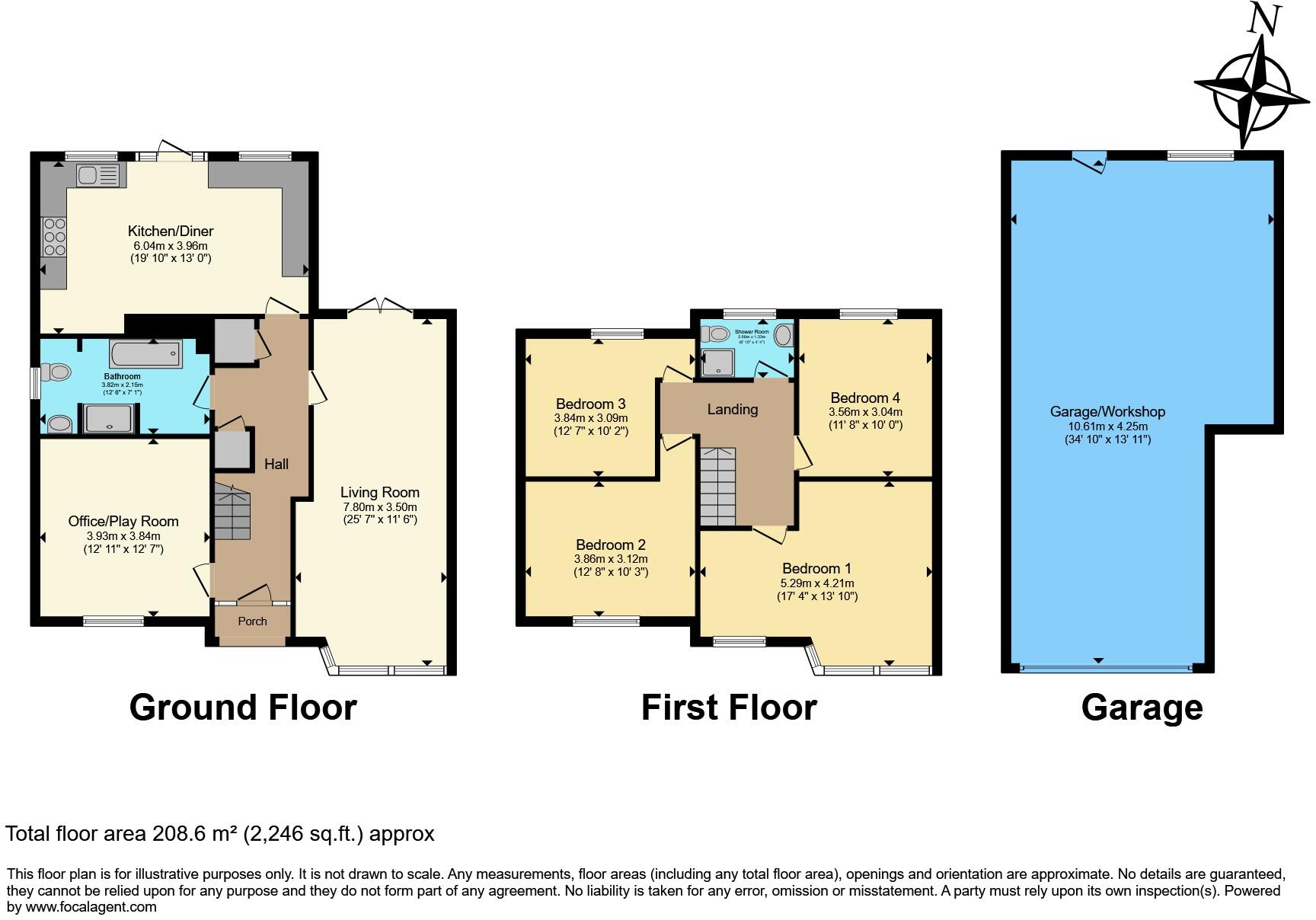 Charter Road, Weston-super-mare, BS22 floorplan