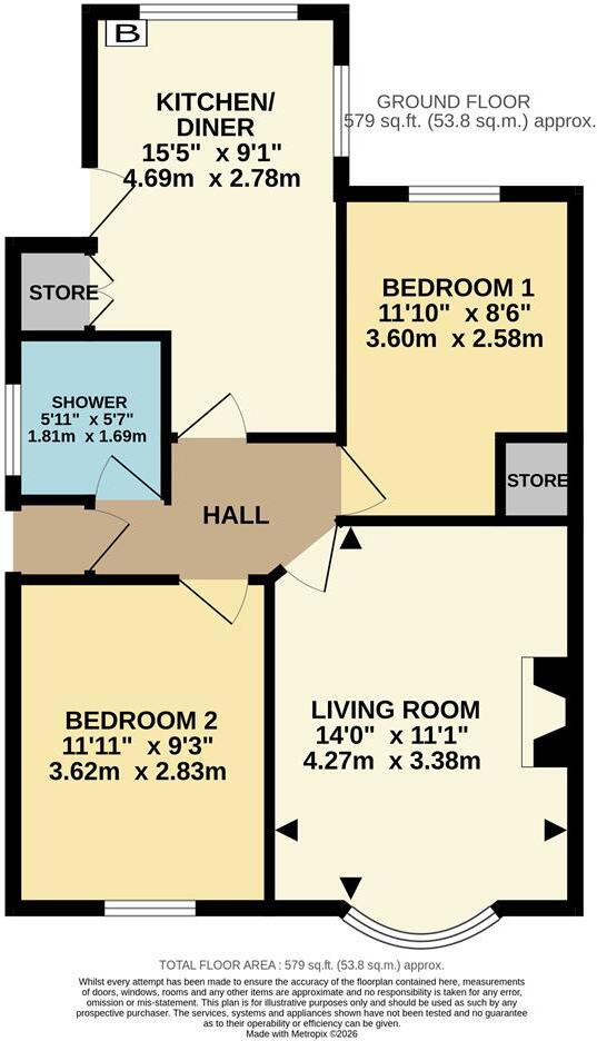 Dene Close, Kettering floorplan