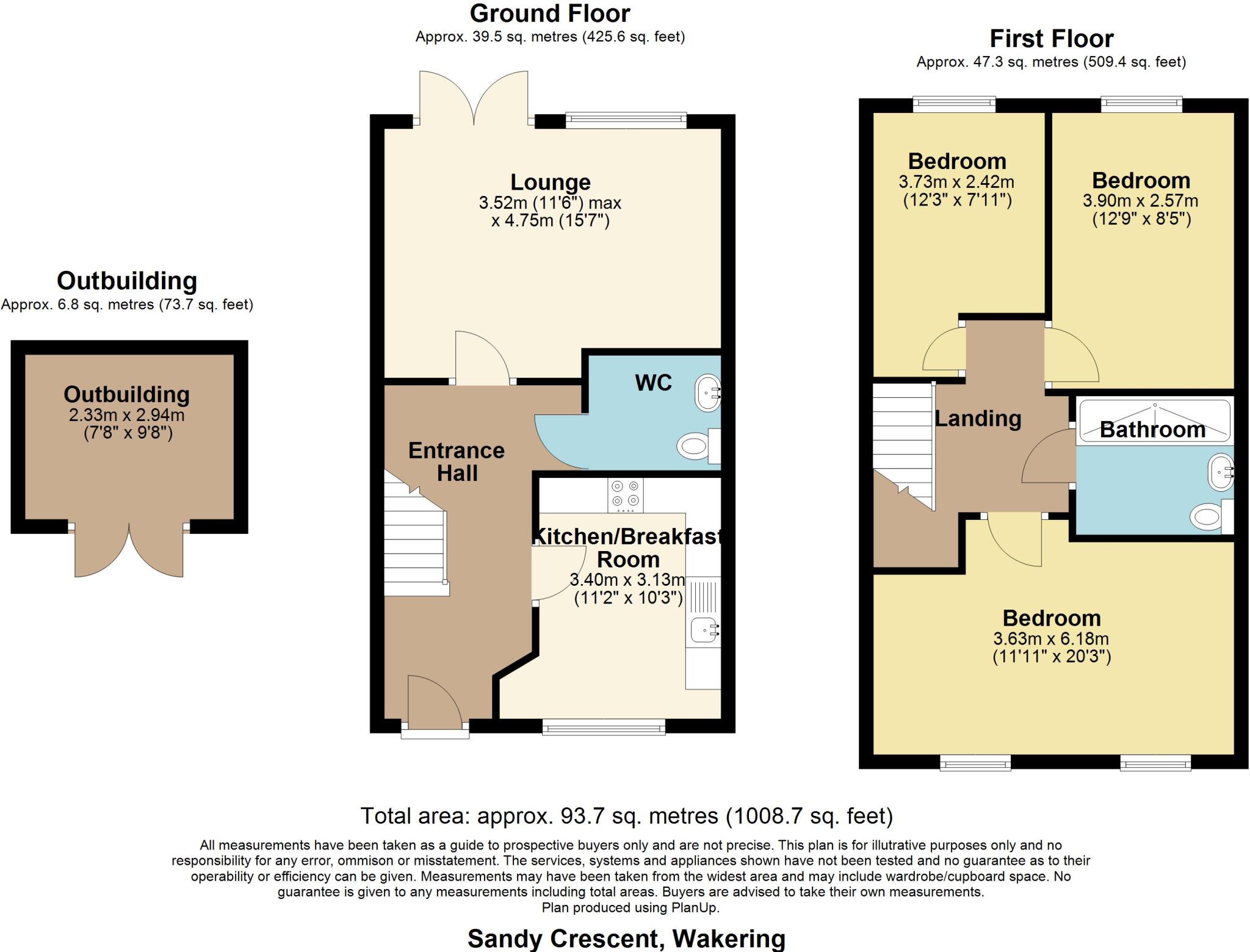 Sandy Crescent, Great Wakering, Essex, SS3 floorplan