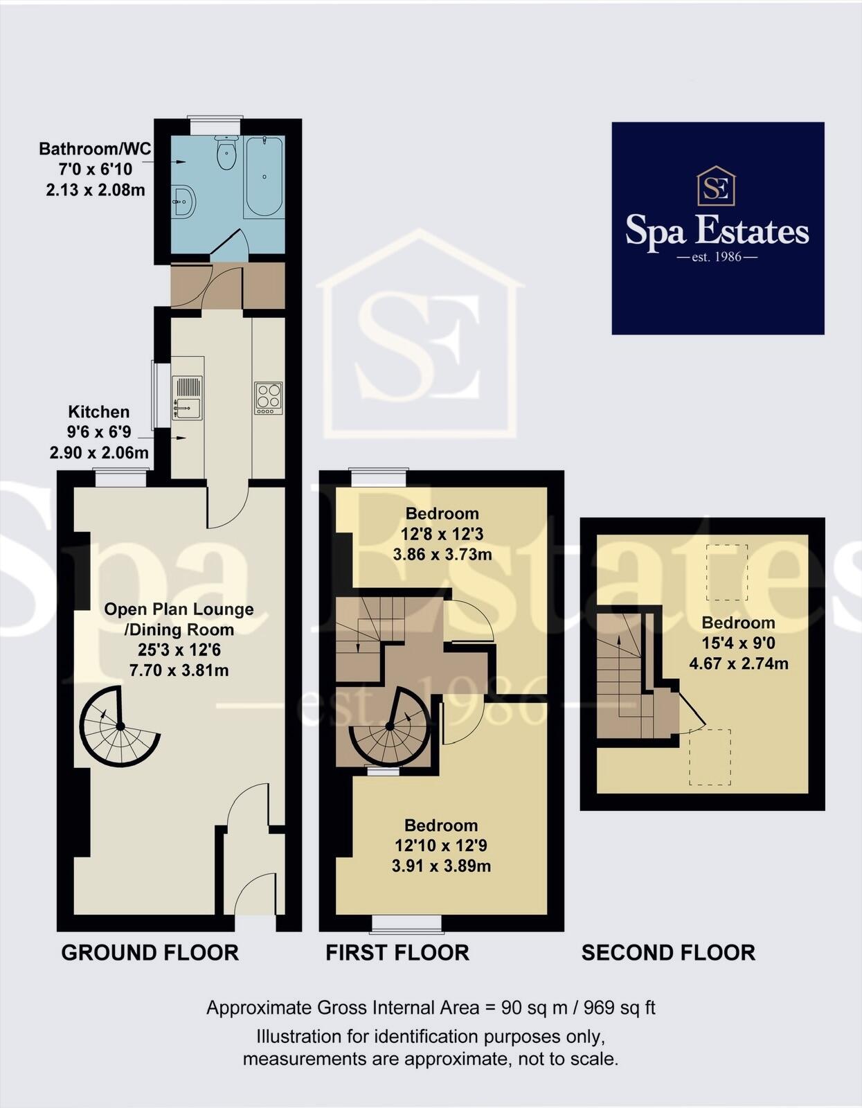 19, Princes Street, Leamington Spa, Warwickshire, CV32 floorplan