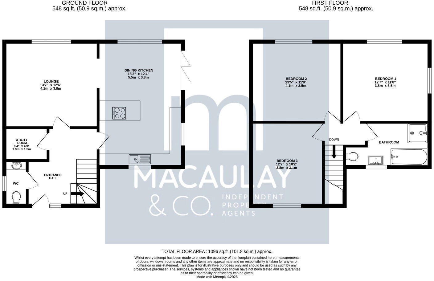 Park Wood Close, Skipton, North Yorkshire, BD23 1QW floorplan
