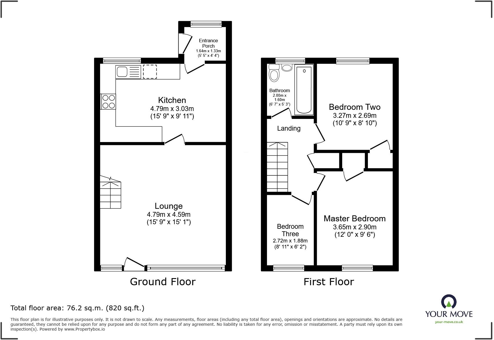 Trehane Road, Camborne, Cornwall, TR14 floorplan