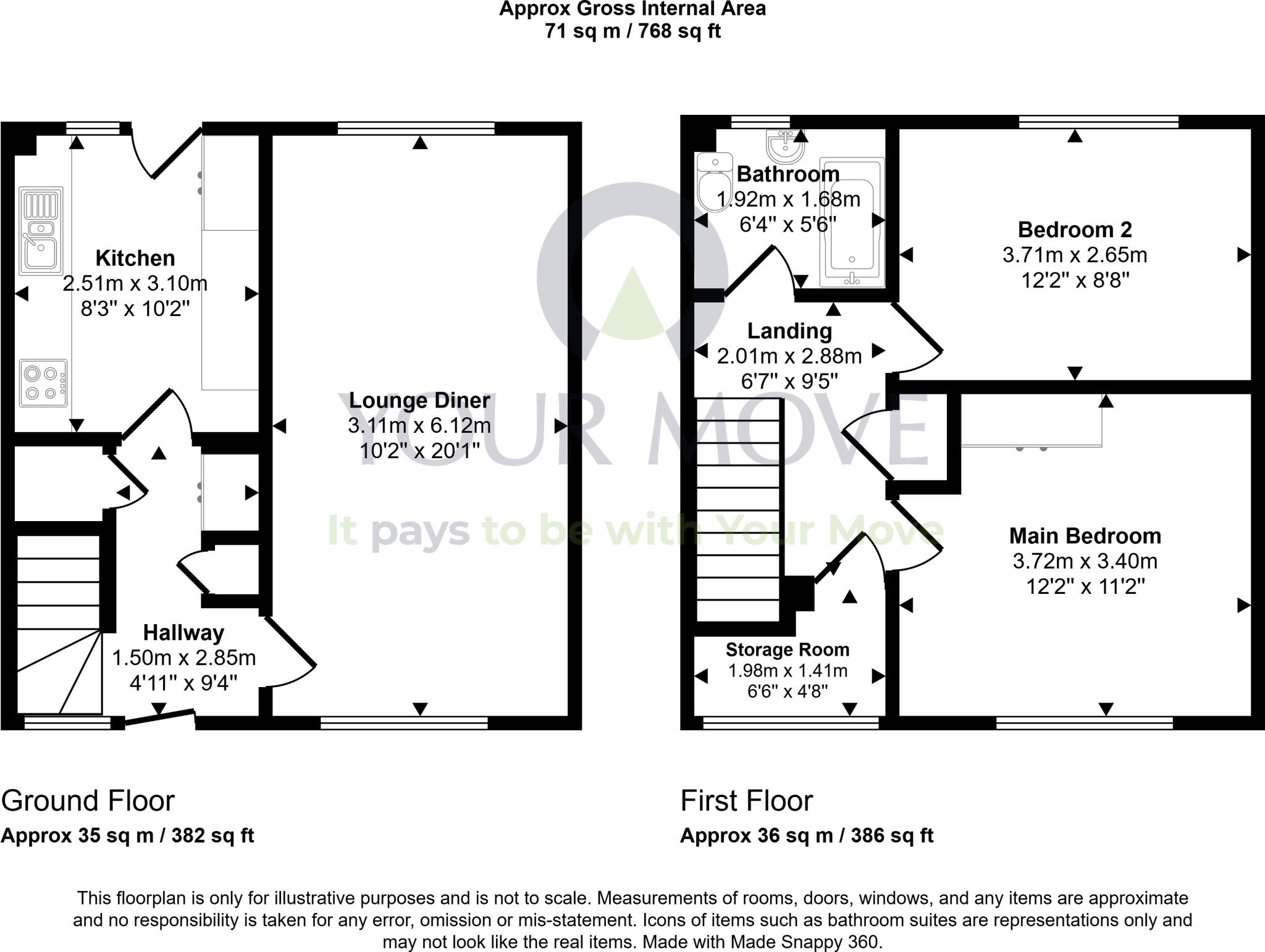 Wardlaw Crescent, Oakley, Dunfermline, Fife, KY12 floorplan