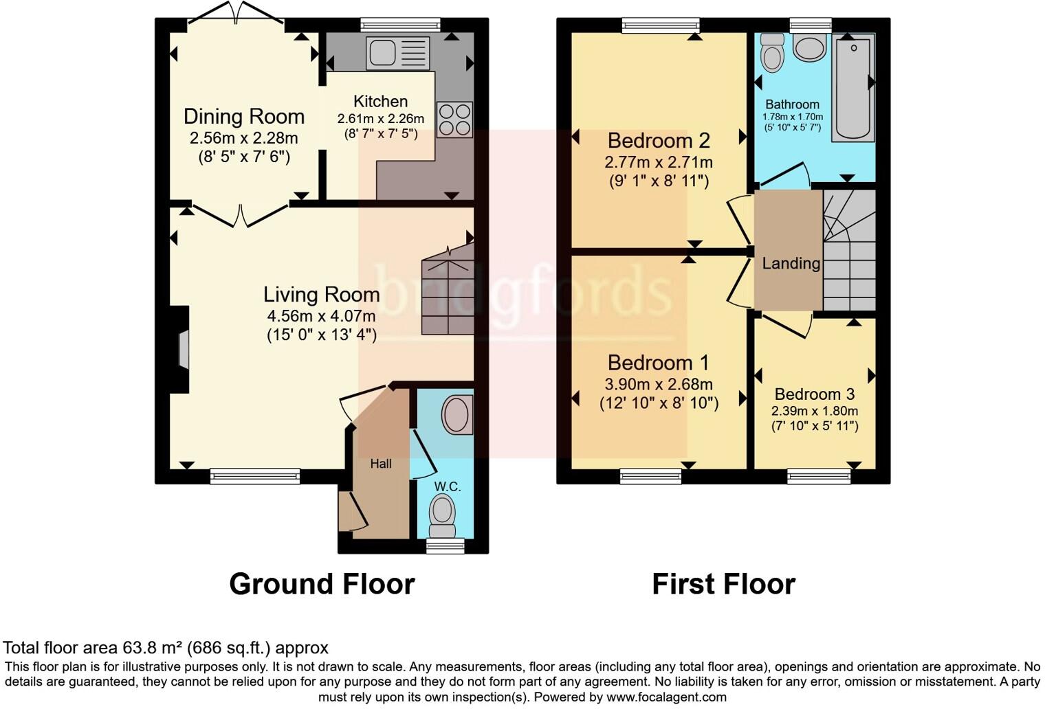 Sandy Lane, Ettiley Heath, Sandbach, Cheshire, CW11 floorplan