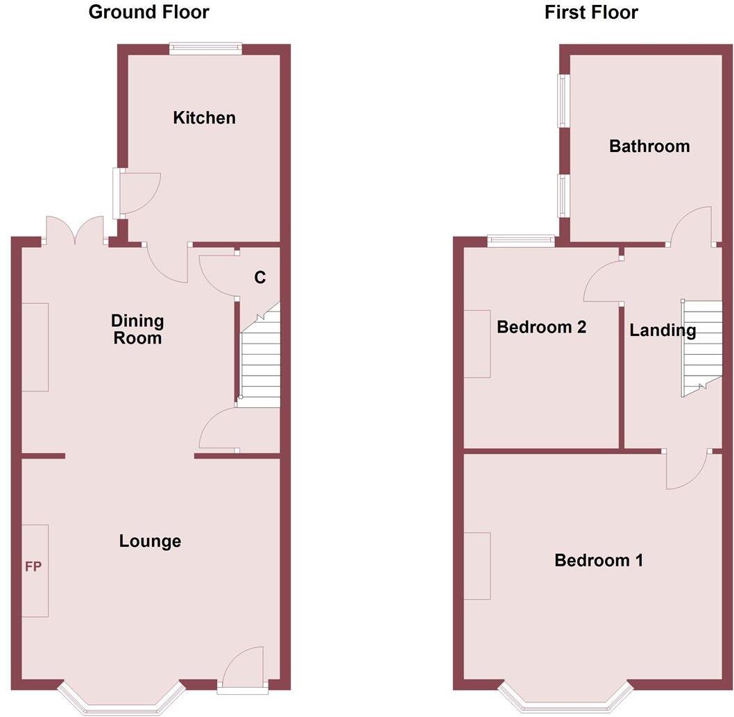 Gladstone Road, Neston floorplan