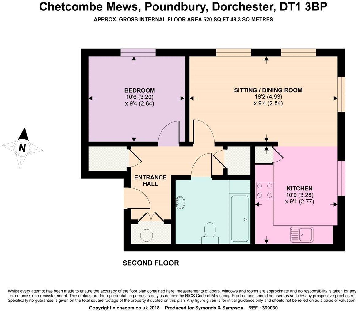 Chetcombe Mews, Poundbury, Dorchester floorplan
