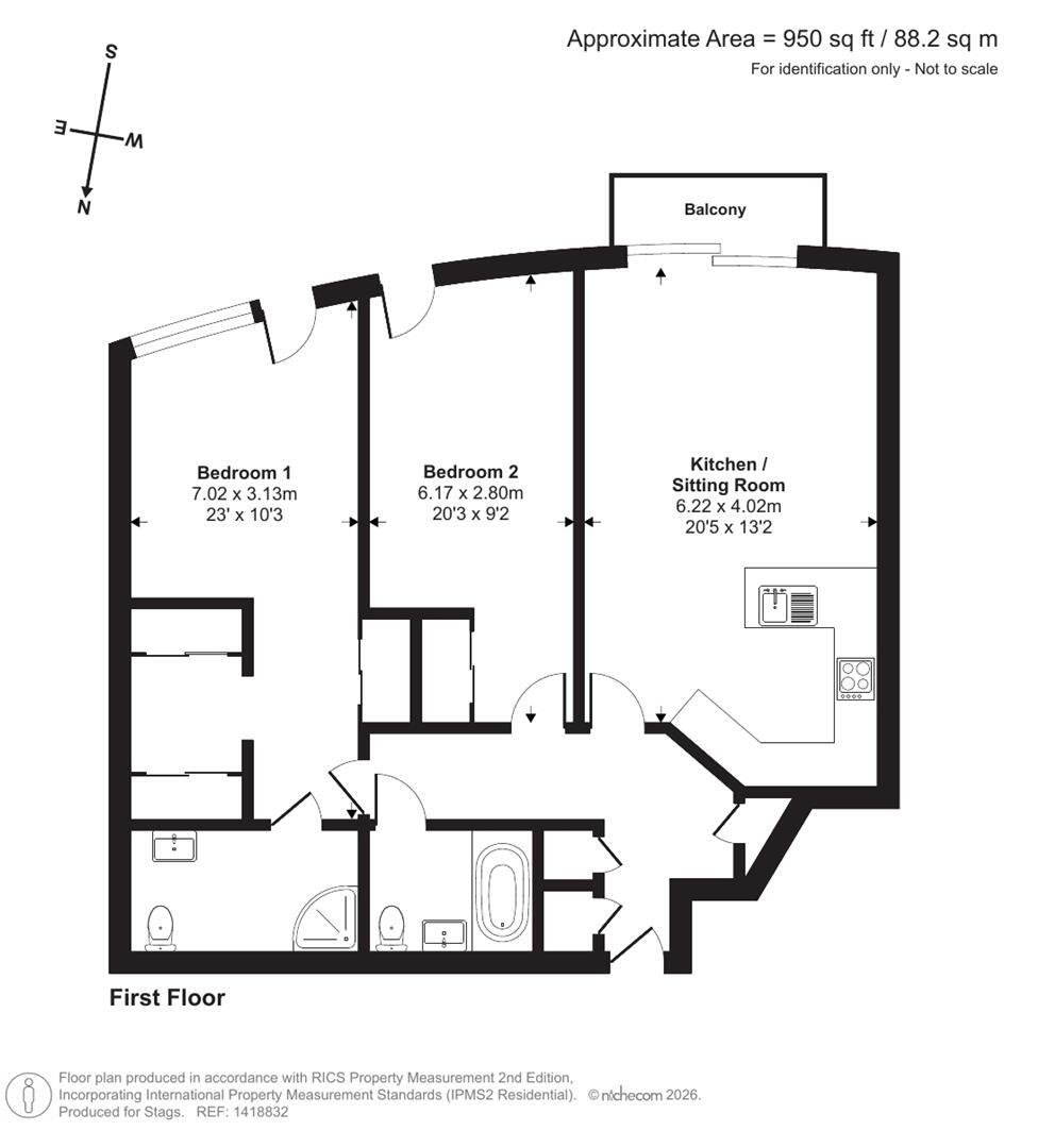 Quayside, West Bay, Bridport floorplan