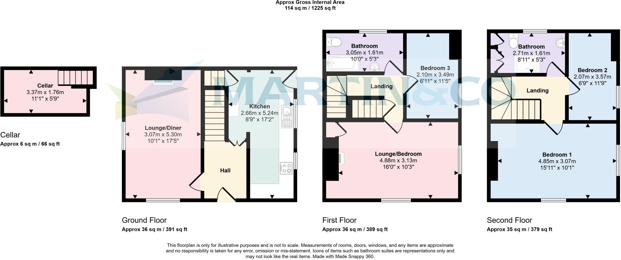 Caroline Street, Saltaire floorplan