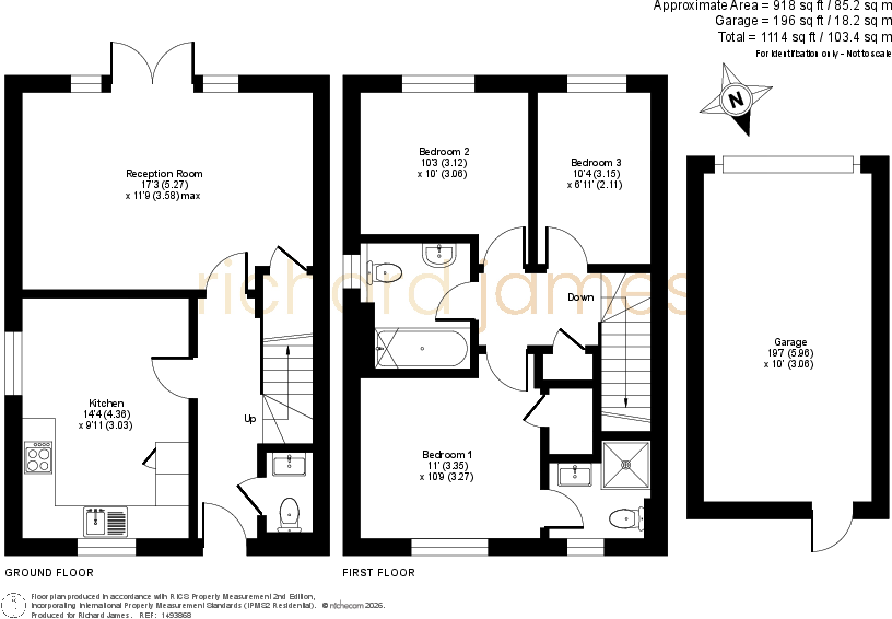 Anvil Street, Blunsdon, Swindon, SN26 floorplan