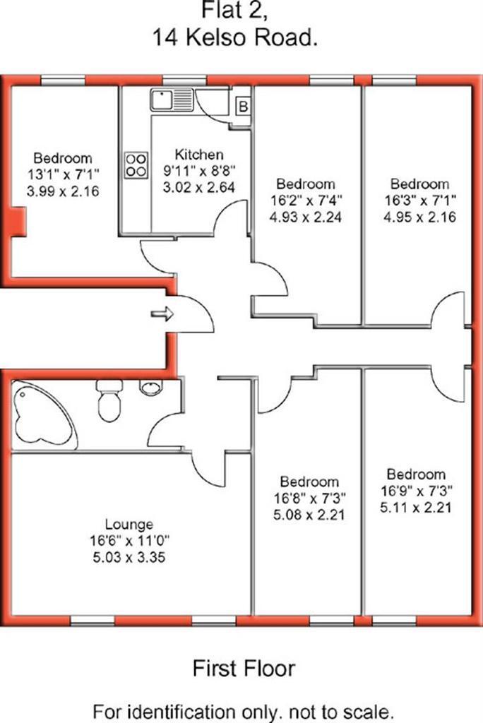 KELSO ROAD, Leeds floorplan