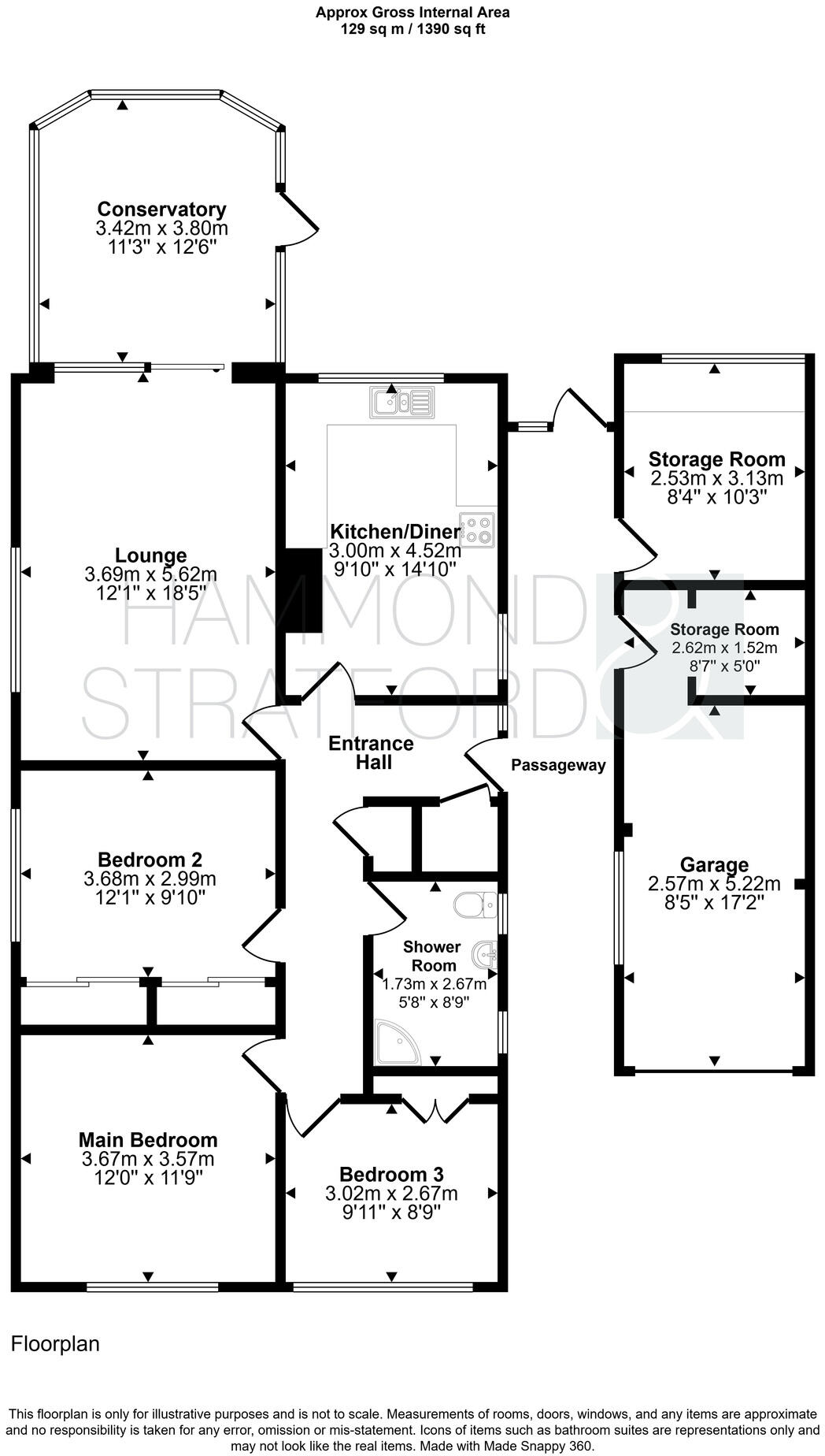 New Road, Hethersett floorplan