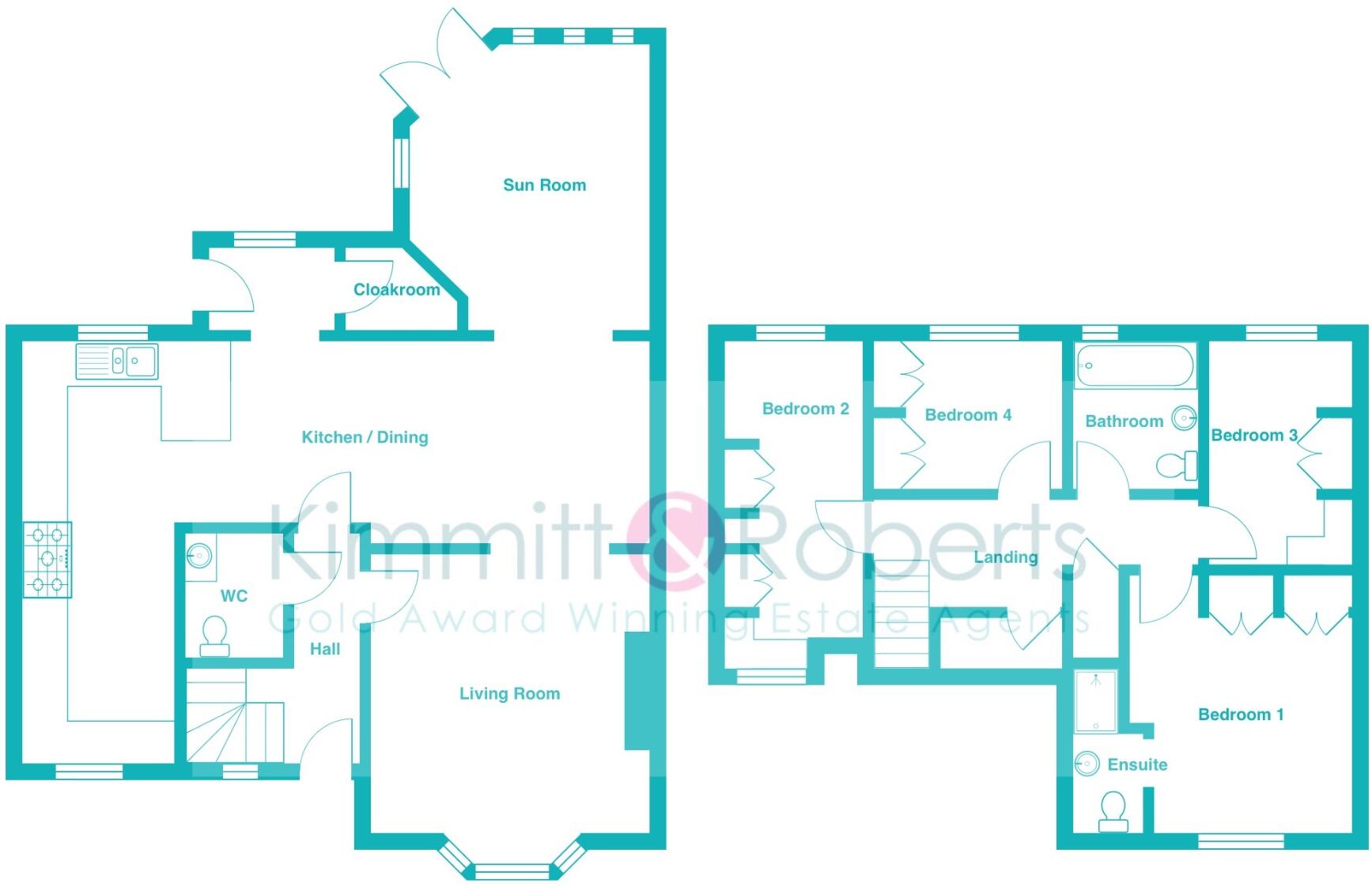 Weybourne Lea, Seaham, Durham, SR7 7WE floorplan