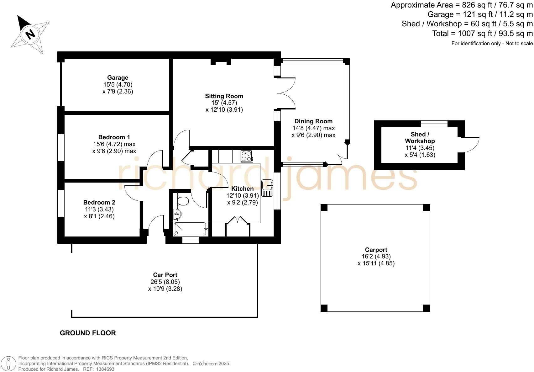 Whitecastle, Toothill, Swindon, SN5 floorplan