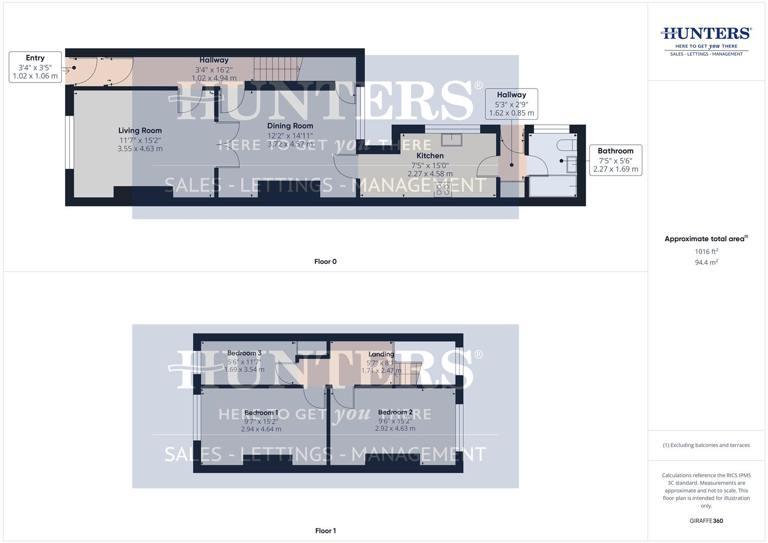 Primrose Crescent, Fulwell, Sunderland floorplan