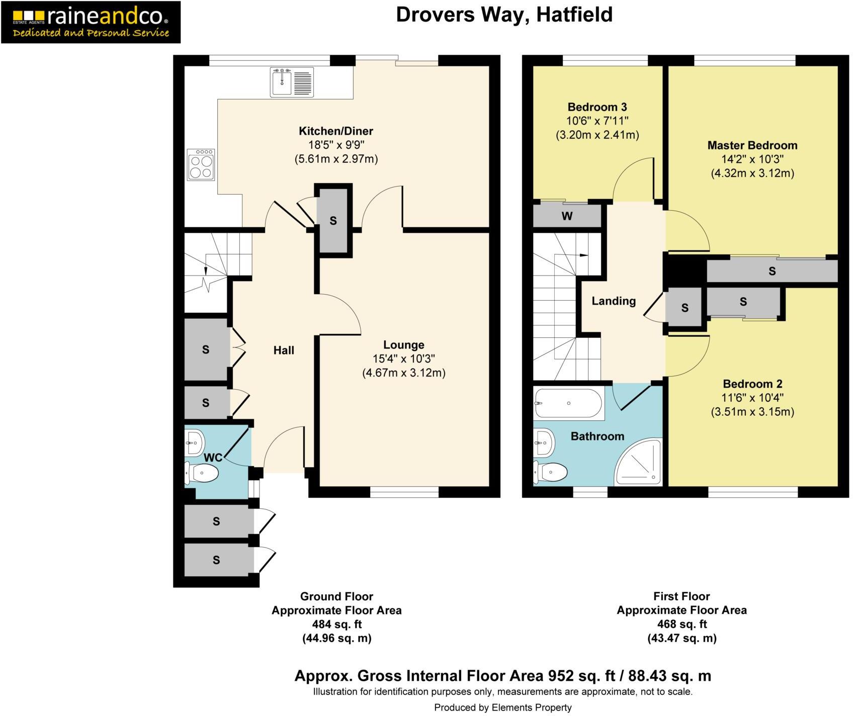 Drovers Way, Hatfield floorplan