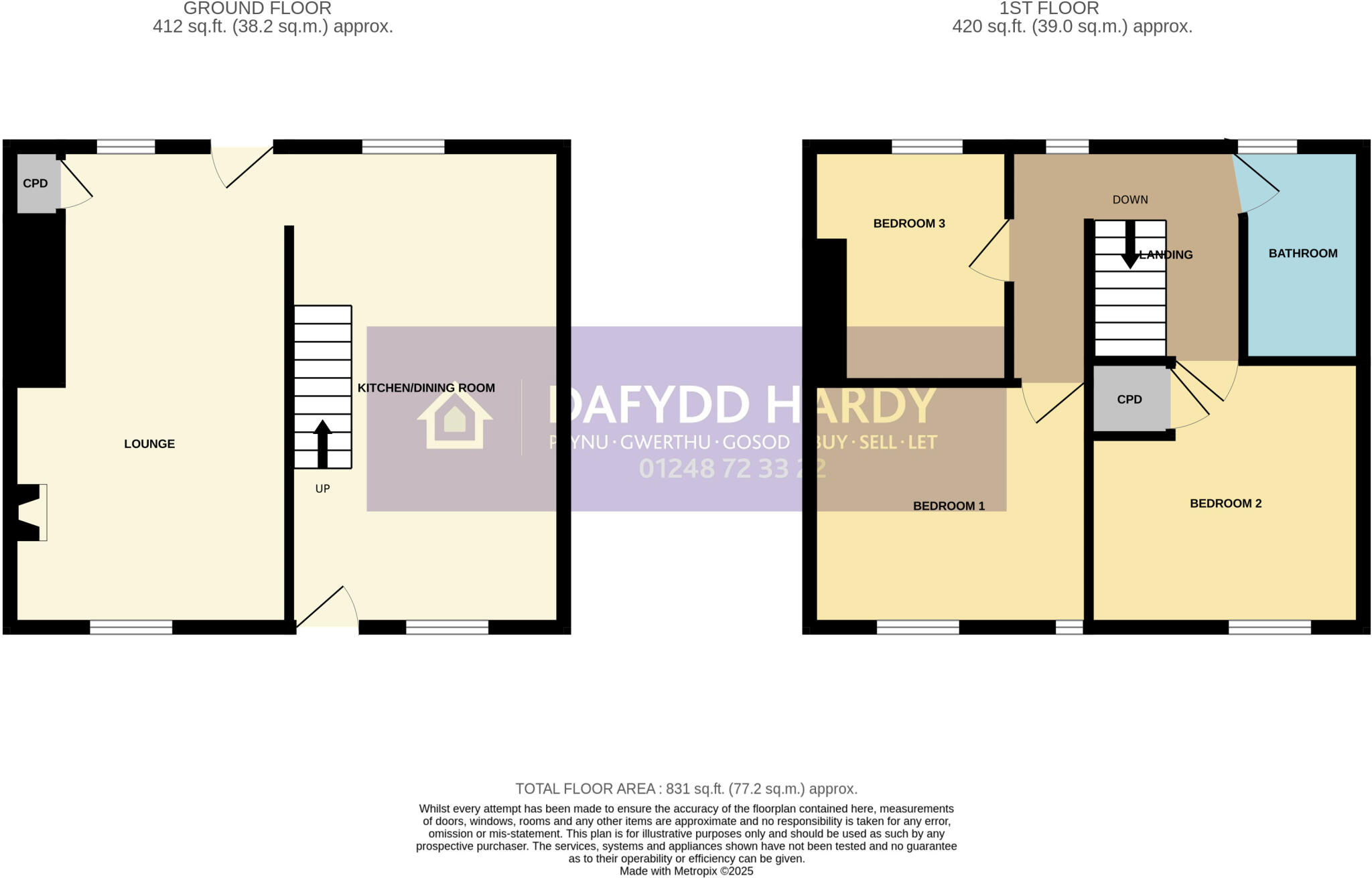 Clynnogfawr, Caernarfon, Gwynedd, LL54 floorplan