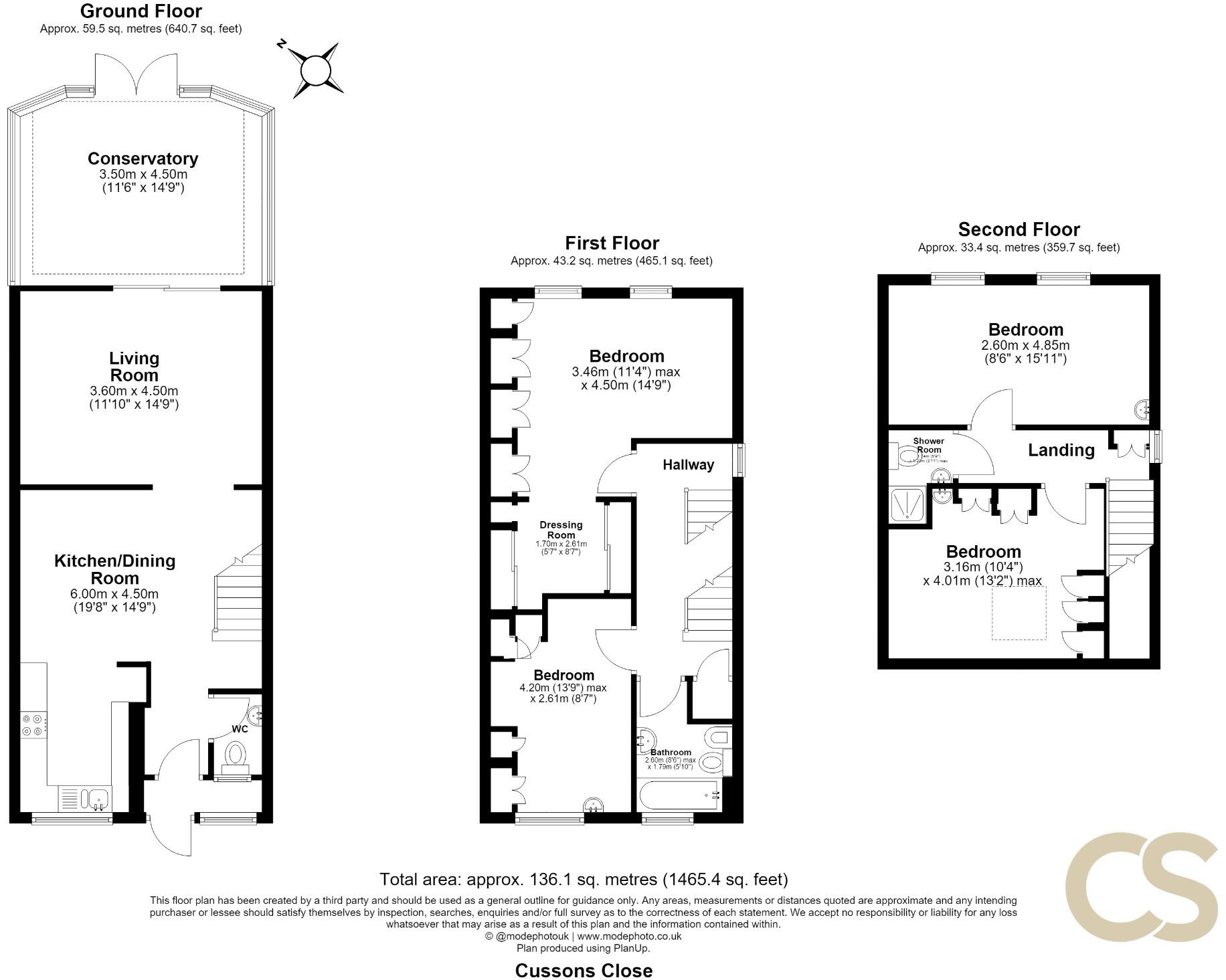 Cussons Close, Cheshunt,Hertfordshire, EN7 6JF floorplan