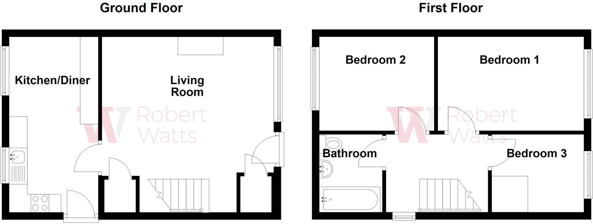Thirlmere Avenue, Wyke, Bradford, West Yorkshire, BD12 floorplan