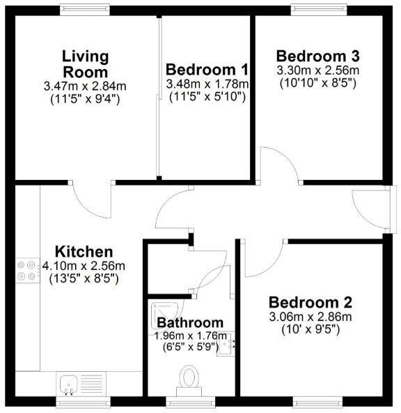 Highfield Rise, Chester Le Street, DH3 floorplan