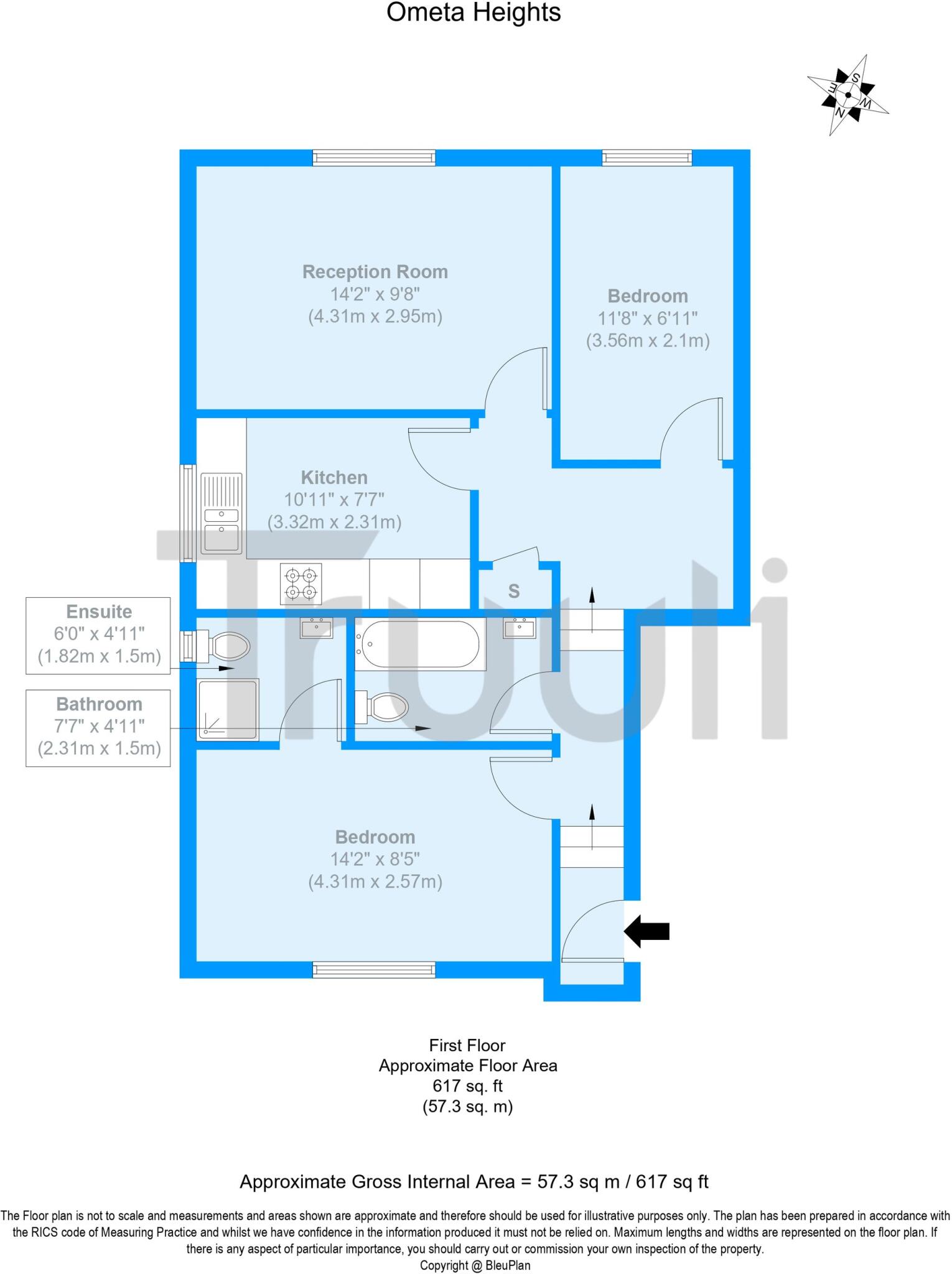Brigstock Road, Ometa Heights, CR7 floorplan