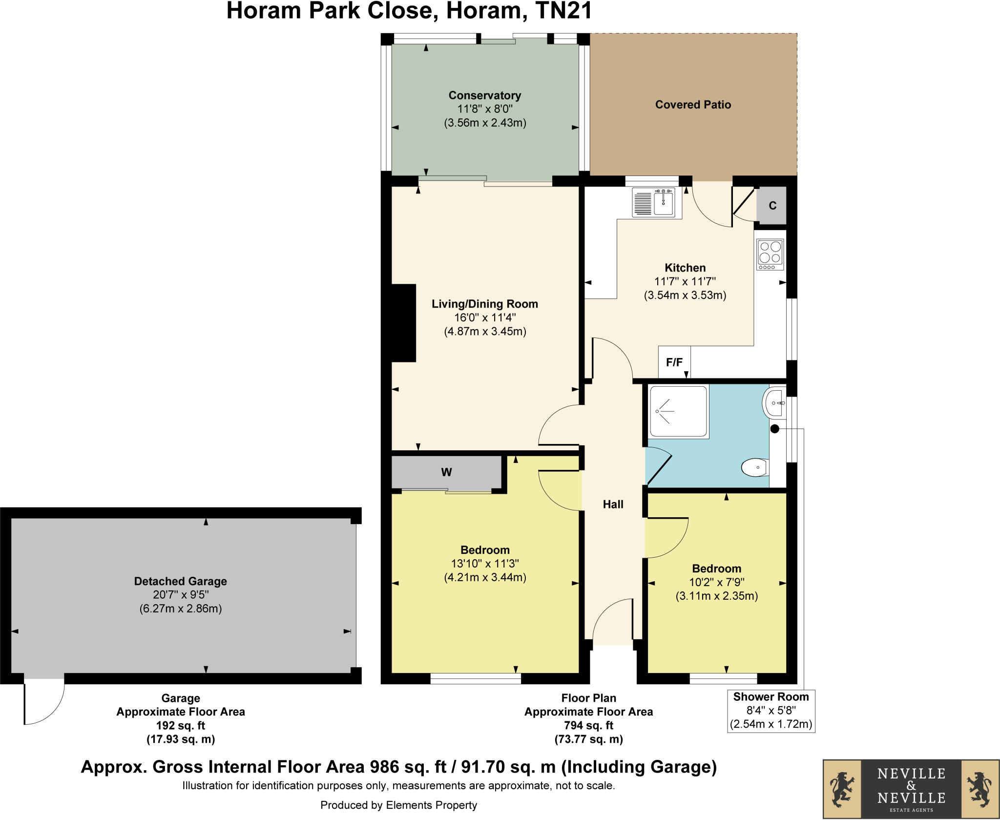 Horam Park Close, Horam, Heathfield, TN21 floorplan