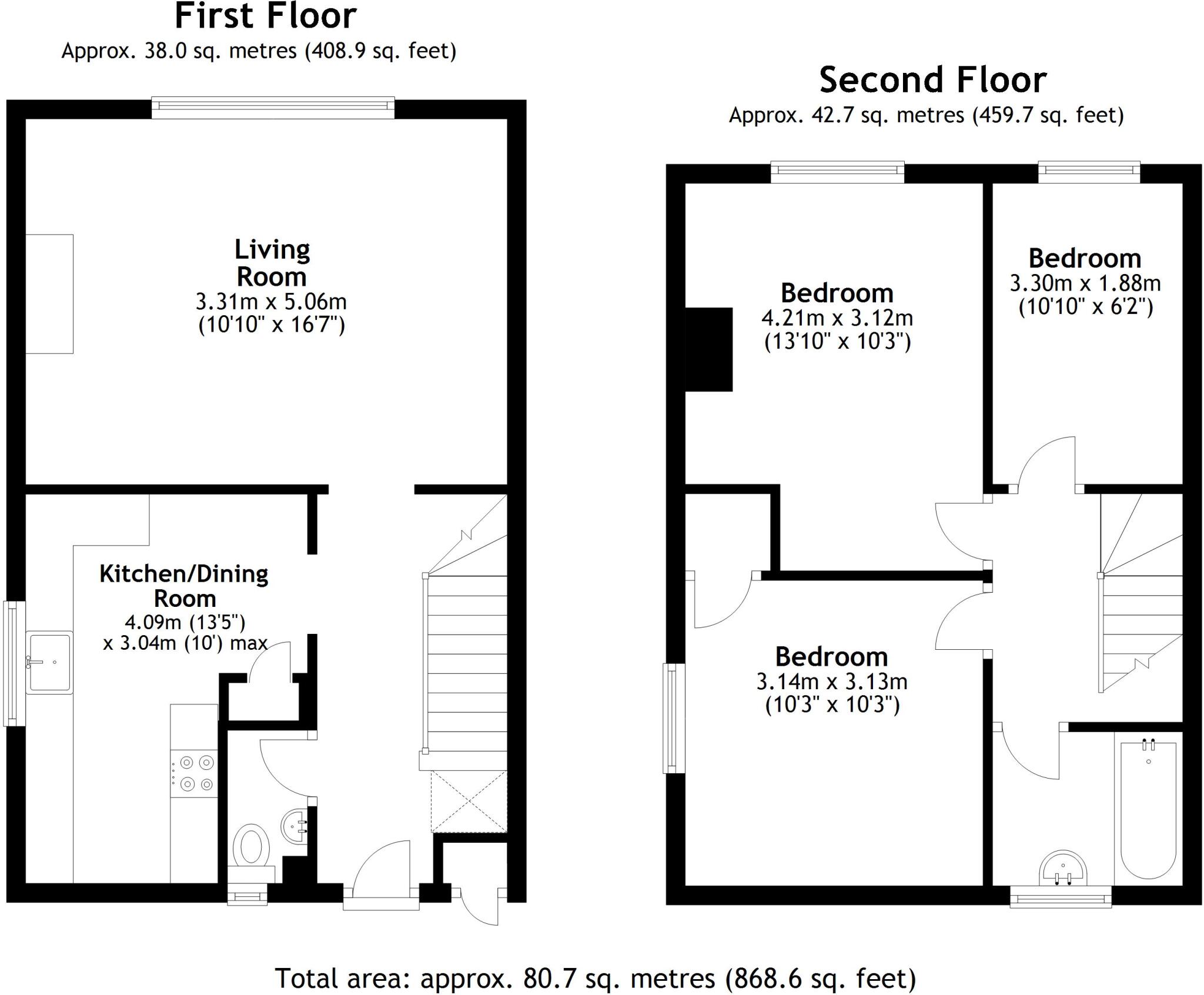 Spencer Gardens, Brackley floorplan