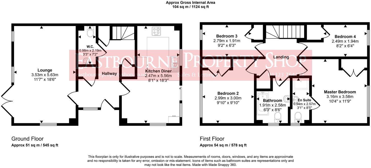 Macauley Drive, Eastbourne, East Sussex, BN23 5BU floorplan