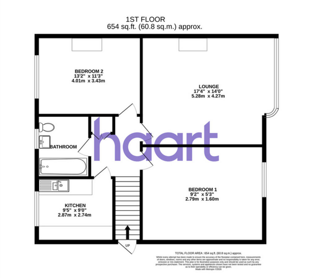 Northcroft, Slough floorplan