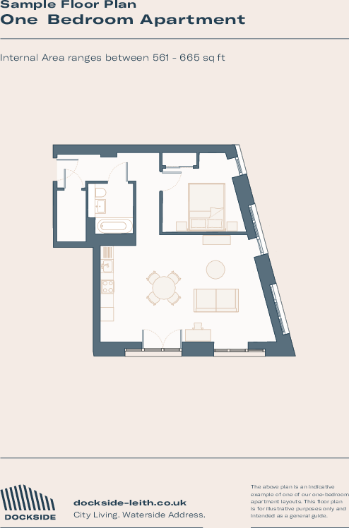 Dockside, Leith floorplan