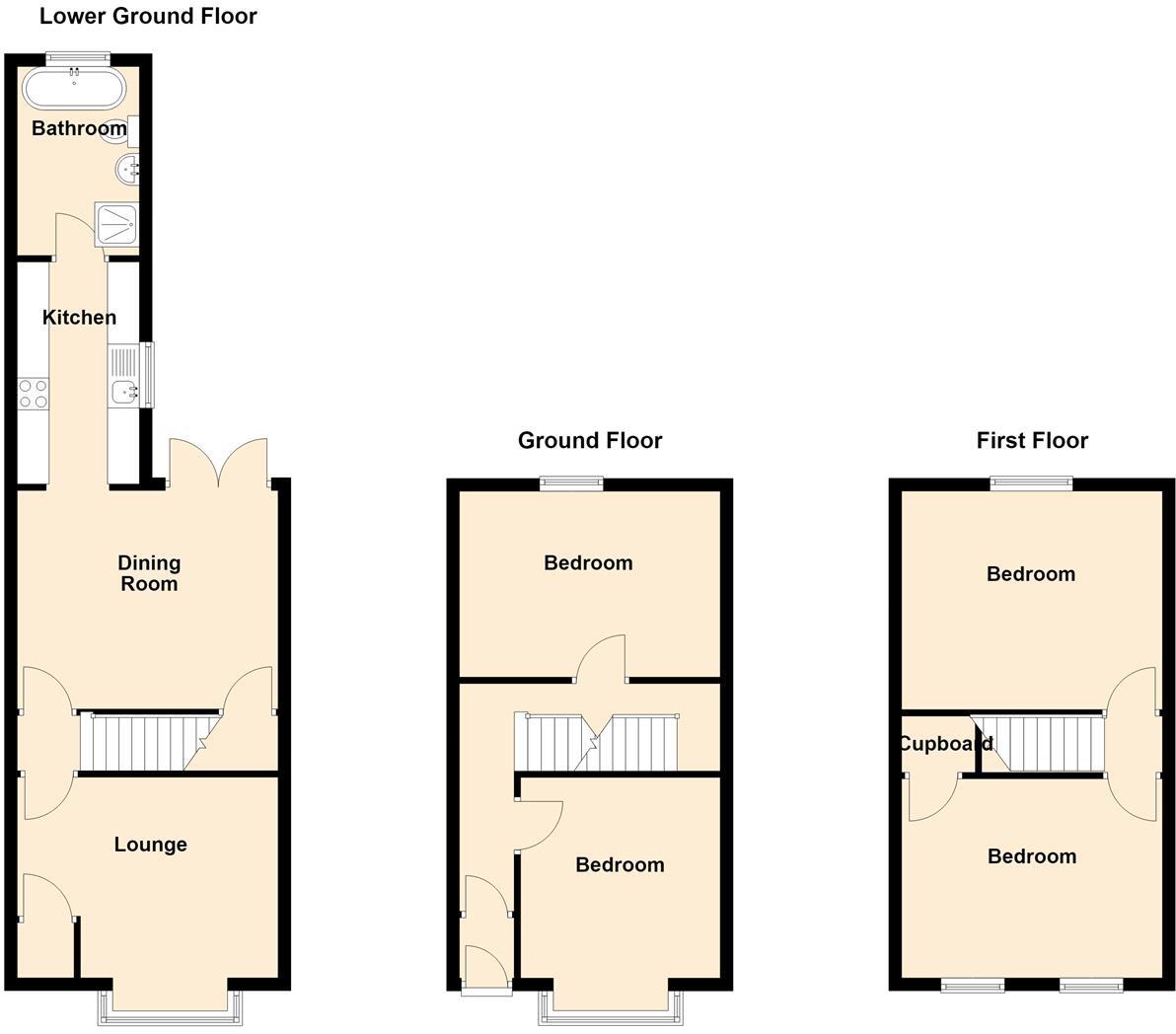 Gordon Road, Strood, Rochester floorplan