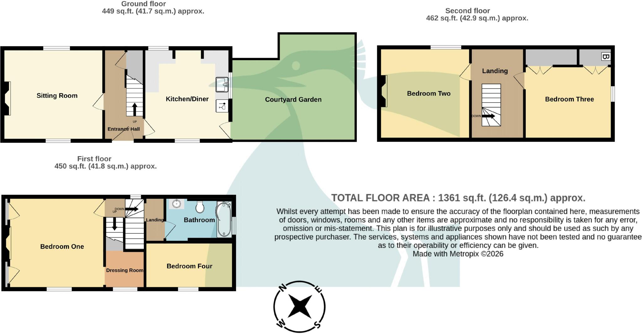 Strand Street, Sandwich floorplan