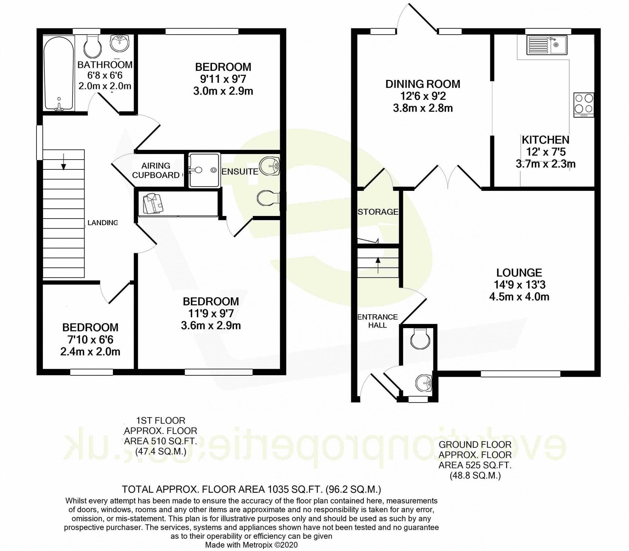 Bryony Drive, Park Farm, TN23 3RF floorplan